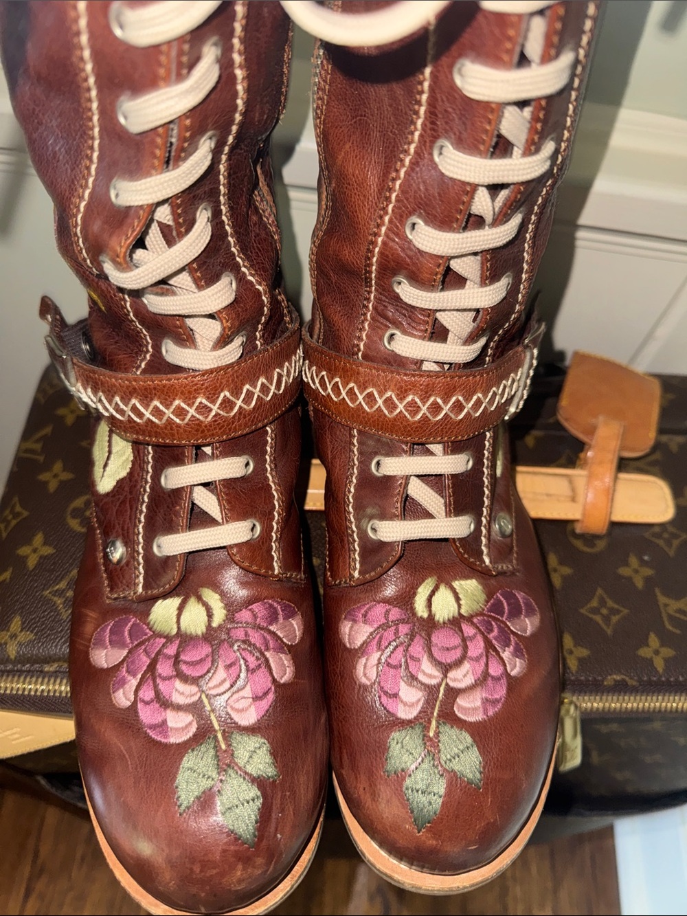 Christian Dior Vintage John Galliano 2005 Leather Knee-High Riding Boots 40 10 - Picture 5 of 15